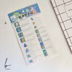 برچسب ضد آب اسم و فامیل پک دو ورقی