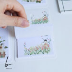 استیک نوت فانتزی طرح گل آفتابگردان