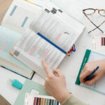 ست 10 رنگ ایندکس استیک نوتی خط‌ کش دار سری Color Note