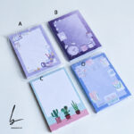 نوت پد فانتزی 50 برگ سری مینیمال