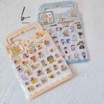 استيكر برجسته فومي لبوبو و كاپی بارا