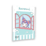 دفتر 60 برگ مجلد استیکر دار سری کرومی کد 325