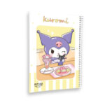 دفتر 60 برگ مجلد استیکر دار سری کرومی کد 325