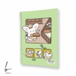 دفتر دو خط مجلد 60 برگ سری amazing