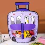 زیپ کیپ فانتزی طرح چمدون