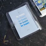 كلاسور شفاف سايز A5 طرح Be Happy