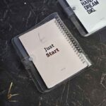 كلاسور شفاف سايز A5 طرح Just Start