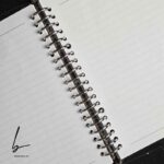 كلاسور شفاف سايز A5 طرح پاپیون آبی