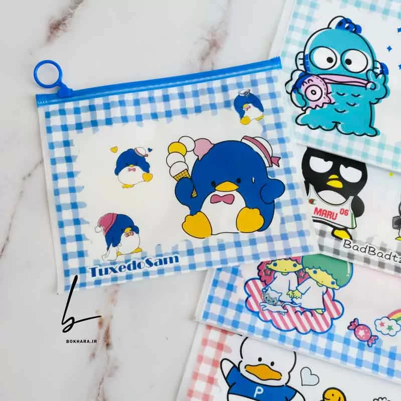 پوشه زیپ دار کوچک سایز A5 طرح Maro