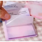 استیک نوت شفاف اکلیلی آبرنگی