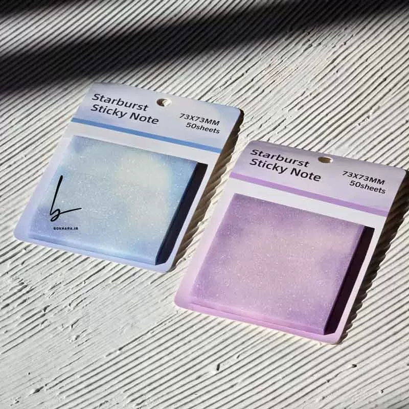 استیک نوت شفاف اکلیلی آبرنگی