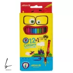 مداد رنگی 12 + 1 رنگ آریا مدل 3016