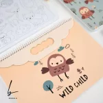 دفتر نقاشی 50 برگ سایز A4 مدل happy animal - Image 2