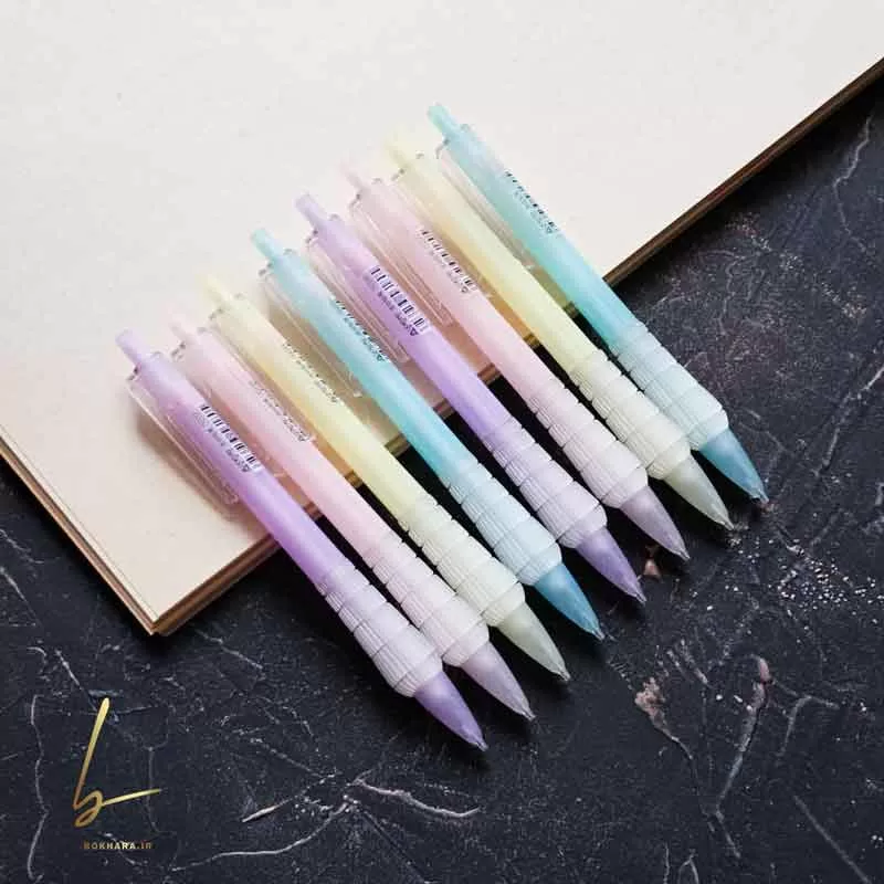 اتود 0.7 گریپ دار شفاف پاستلی کد 72150