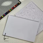 دفتر نقاشی 50 برگ سایز A4 مدل happy animal - Image 3