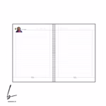 دفتر مشق طرح رئال مادرید، امباپه و بلینگهام مدل حاشیه رنگی کد R101