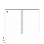 دفتر مشق مای پلن طرح رئال مادرید، امباپه و بلینگهام مدل حاشیه رنگی کد R101