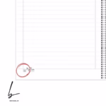 دفتر مشق 100 برگ مای پلن طرح My Plan مدل صفحات شماره دار کد F2202