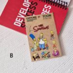 استیکر ضدآب فانتزی طرح TOON کاستوم ایت COSTUMit