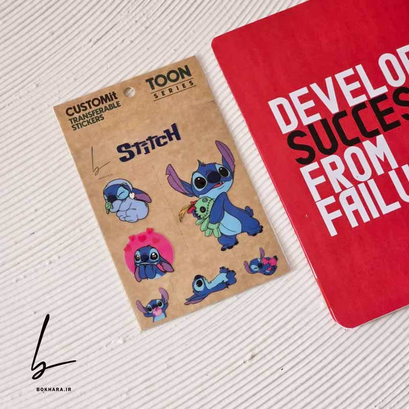 استیکر ضدآب فانتزی طرح TOON کاستوم ایت COSTUMit