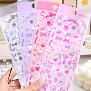 استیکر پاستلی پاپیونی کد 8034