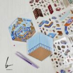 پک استیکر چیدمان 3 بعدی 20 ورقی همراه با پنس سری لبوبو - Image 3