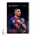 دفتر مشق طرح بارسلونا، رافینیا مدل حاشیه رنگی کد B101